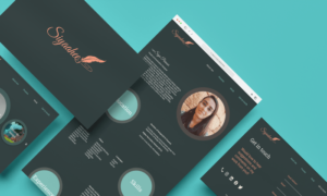 UI UX design concept, UI UX landing page website flat vector template ...